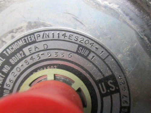 114ES204-1 GE Tachometer Indicator (CORE)