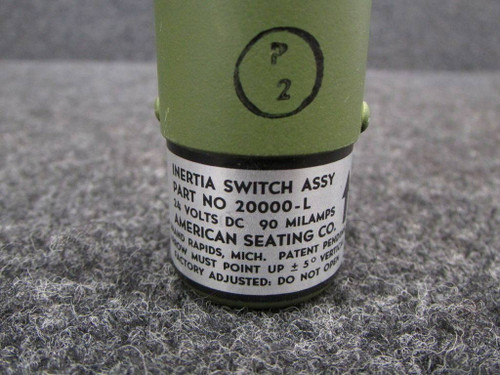 20000-L American Seating Inertia Switch (24V) (NOS) (SA)