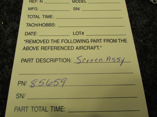 85659 Screen Assembly (NEW OLD STOCK) (SA)