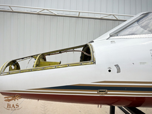LearJet 24E Fuselage with Bill of Sale, Airworthiness, and Data Tag