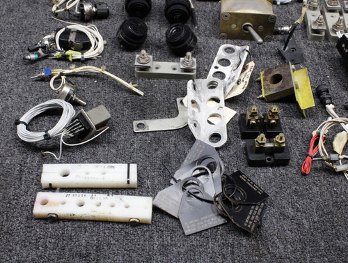 Swearingen SA-226T Goodie Bag with Switches, Relays, Valves, Brackets, etc