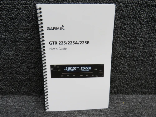 190-01182-00 Garmin GTR-225-225A-225B Pilot’s Guide (Rev: D)