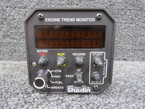 Shadin 913200-X-2 Shadin Avionics EMT Remote Display Engine Monitor with Bracket 