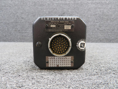 Collins 622-0555-004 Collins Radio Magnetic Indicator with Mods and Green Tag (Core) 