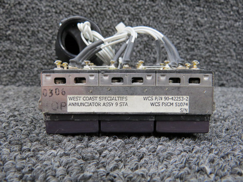 90-42253-2 West Coast Specialties Annunciator Panel
