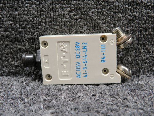 41-3-S14-LN2 ETA Push to Reset Circuit Breaker (Amps: 40)