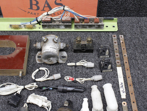 Piper PA28-181 Goodie Bag with Switches, Light Covers, CHT Probes, Relay