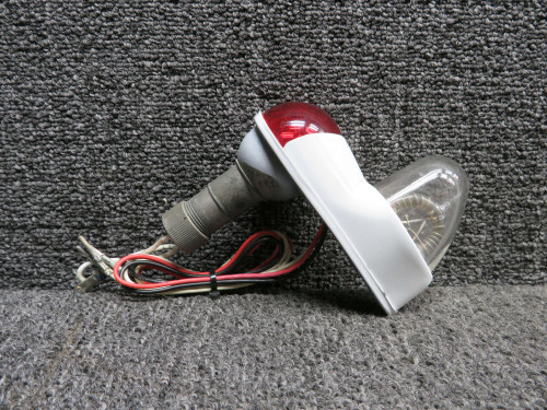 761-158 Piper PA24-250 Wing Navigation & Strobe Light Assembly (Red Lens)