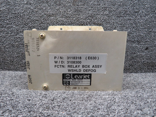 3118318 (Alt: 3118318-7) LearJet Defog Box Assembly with Repairable Tag (Core)