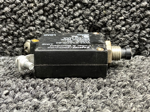 W23-X1A1G-20 Potter & Brumfield Push to Reset Circuit Breaker (20 Amps)