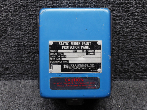 50284-001 Lear Siegler Static Feeder Fault Protection Panel (28V)