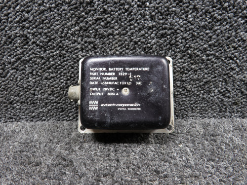 1529-1 Cessna 425 Avtech Battery Temperature Monitor Unit