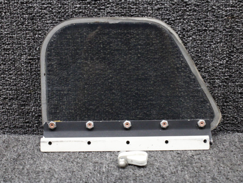 21027-000 Piper PA30 Storm Window with Latch (Cracked Mount Holes)