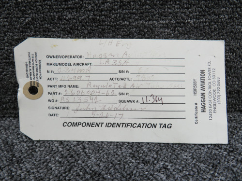 2606004-62 Regulated Air Tube Assembly