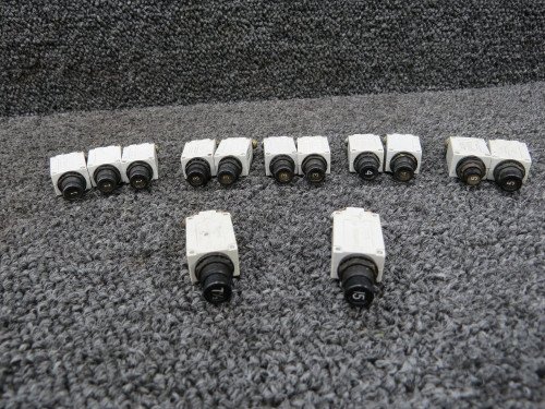 7277-2-1, 7274-2-3, 7277-2-4 Klixon Circuit Breaker (Set of 13)