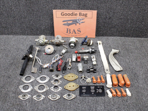 Piper PA28-181 Goodie Bag with Brake Lever, Assist Handles, Switches, Relays