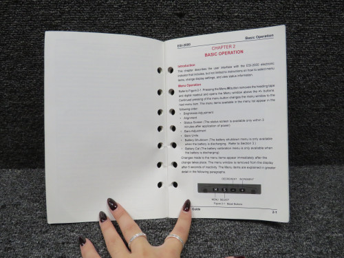 0040-32500-01 L-3 Communications 2011 ESI-2000 Standby Indicator Pilots Guide