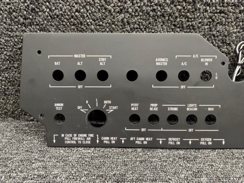 36-380057-9 Beech A36 Electroluminescent Switch Panel