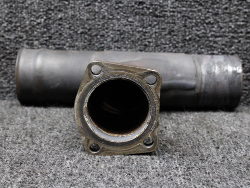 654324 Continental TSIO-550-C Exhaust Riser Tee RH with Probe Hole