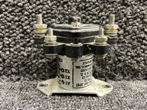 6041H200 (Alt: MS24166-D1) Cutler-Hammer Relay Solenoid (28V, 50A)