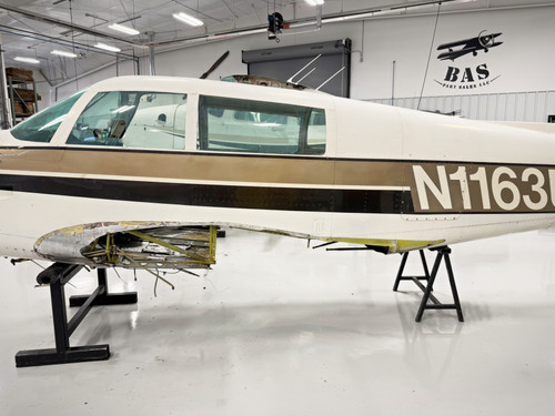 Mooney M20K Fuselage with Bill of Sale, Data Tag, Airworthiness, and Log Books