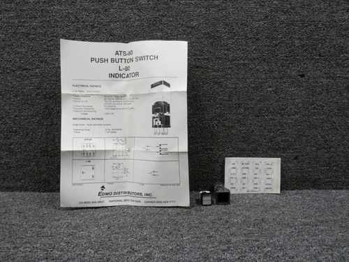 554-6231-411 Dialight Push Switch Kit (New Old Stock)