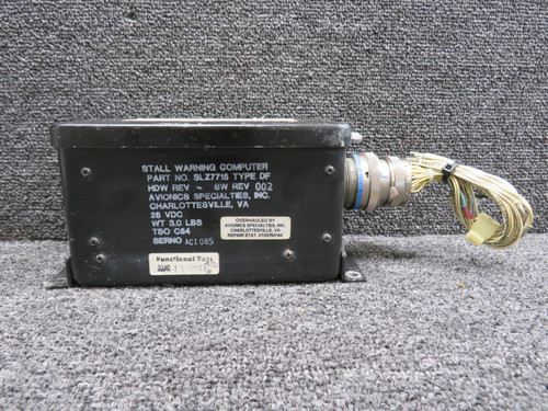 SLZ7715 Avionics Stall Warning Computer
