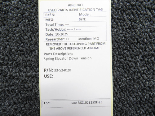33-524020 Spring Elevator Down Tension