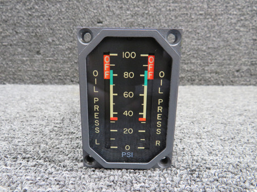 VSDL-0C204H (Alt: 9912147-10) US Gauge Oil Pressure Indicator, 28V