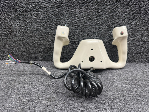 60-524080-21 Beechcraft 58 Pilot Control Wheel with Chronometer and Switches