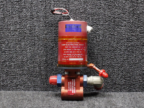 4404-00-7NV Dukes Electric Fuel Boost Pump Assembly (28V, 4A, OVH: 2Q15)