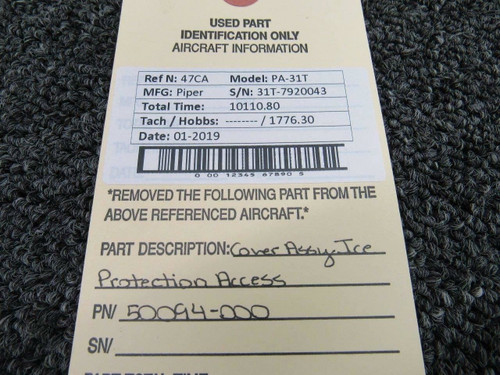 50094-000 Piper PA31T Cover Assembly Ice Protection Mechanism Access