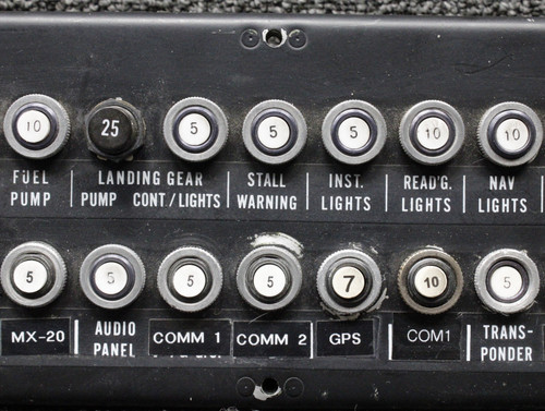 99696-003 Piper PA32RT-300T Circuit Breaker Panel Assembly (Various Amps)