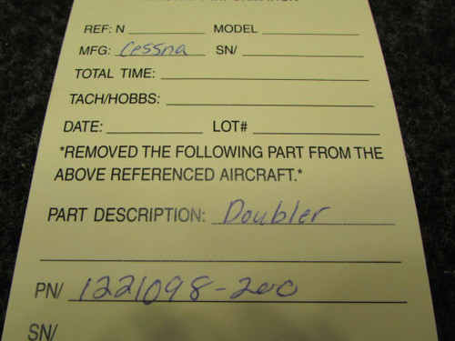 1221098-200 Cessna Doubler Assembly (SA)