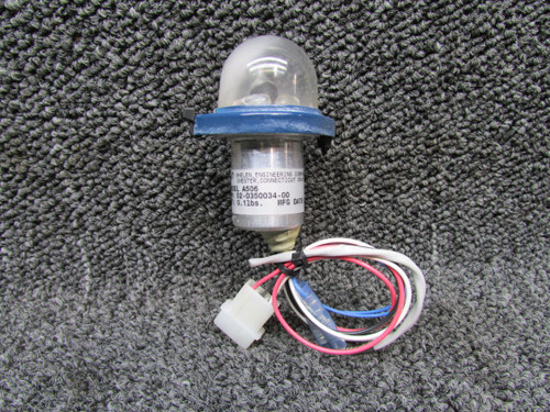 02-0350034-00 Whelen A506 Rudder Strobe Light with Lens