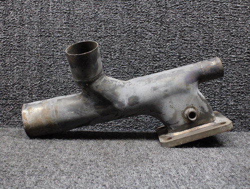 657971 Continental TSIO-550-B Exhaust Turbo Transition LH with Probe Hole