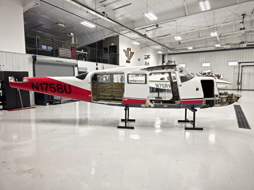 Cessna T207 Fuselage with Bill of Sale, Data Tag, & Log Books