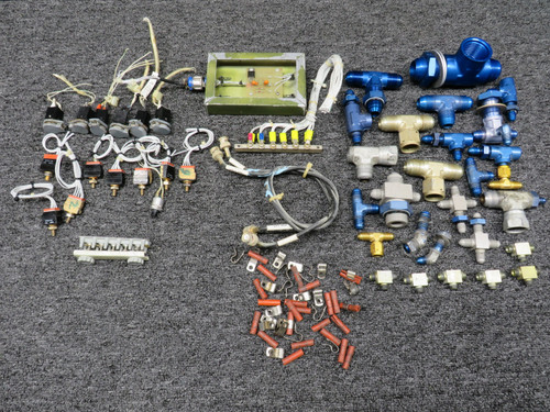 Cessna Citation S550 Goodie Bag with Fittings, Mic Jacks, Electrical Components