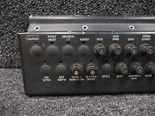 C490-8 Robinson R44 Push to Reset Circuit Breaker Panel