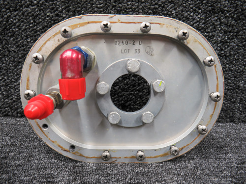 D250-2, B254-3 Robinson R44 Auxiliary Fuel Tank Cover & Strainer Assembly