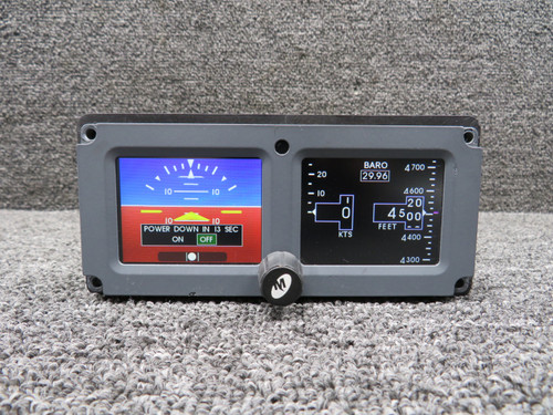 6420302-4 Mid-Continent MD302 Standby Attitude Module w Modifications, 10-23V