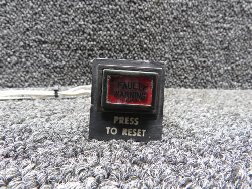 1564-1 Beechcraft KA-E90 Push Button Fault Warning Switch with Placard