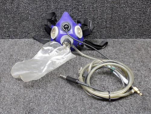 Piper PA-31T Aerox Oxygen Mask with Mic, Bag, and Flow Meter