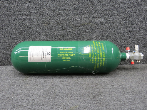 800112-01 (Alt: 757-890) Avox Oxygen Bottle with Regulator