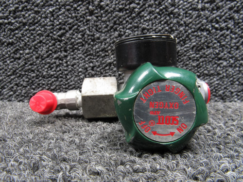 10850-12 Scott Oxygen Regulator Valve Assembly with Pressure Gauge