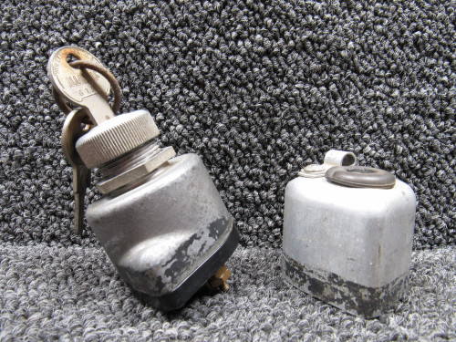 Cessna Ignition Switch Assembly with Key and Dust Cap