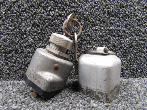 Cessna Ignition Switch Assembly with Key and Dust Cap