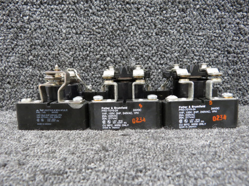 PRD-7DY0-24 Potter Brumfield Power Relay Set of 3 (Volts: 24)