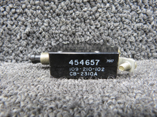 109-210-102 (Alt: 454-657) AMF-Wood Electric Push to Reset Circuit Breaker (10A)