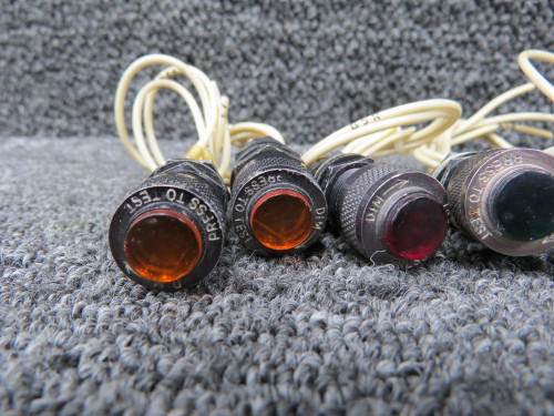 801-1030-0332-504 Dialco Push to Test Switches Set of 8